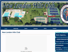 Tablet Screenshot of newlondonhills.com